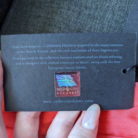 NWT Catherine Deane Designer 100% Silk One Shoulder Dress - Picture 6 of 14